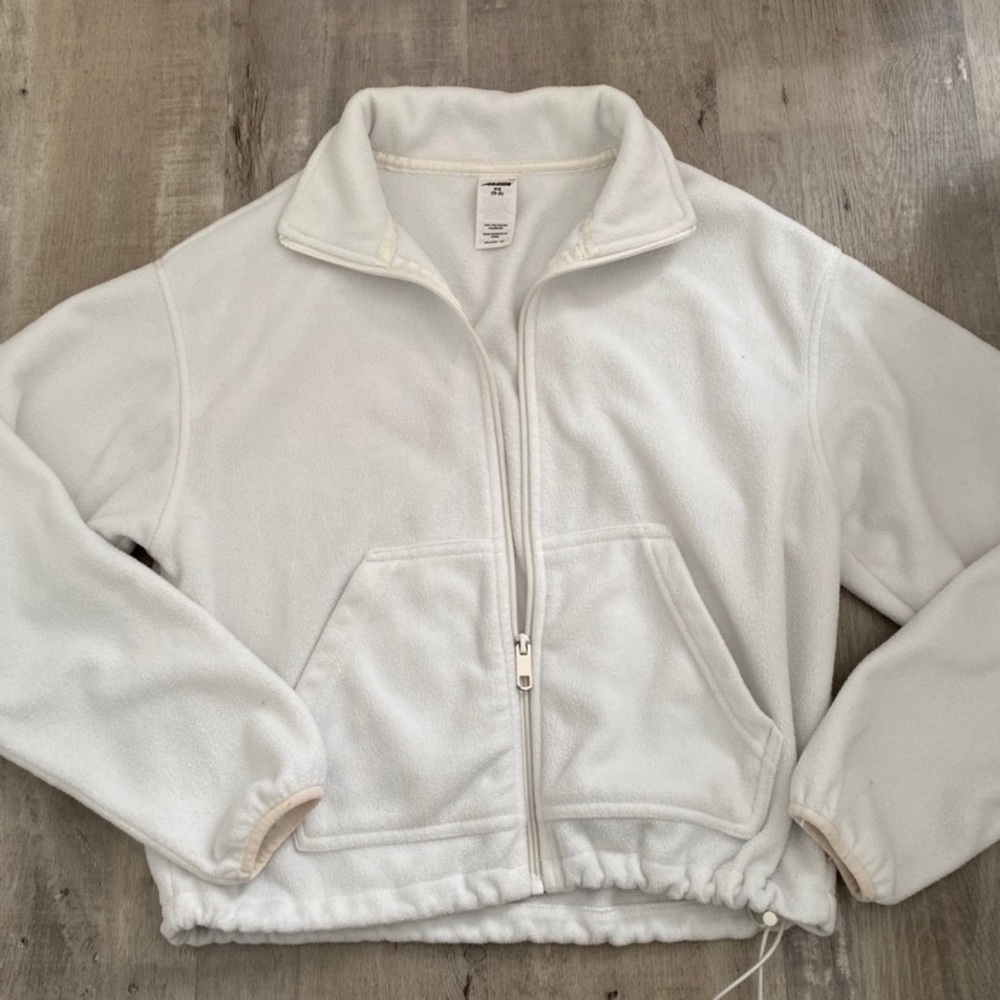 Avia White Fleece Jacket